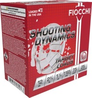 Fiocchi 12 2.75 1 oz 12 ga Target /Load   25 Rounds 