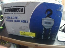 Roughneck 1 ton Chain hoist New!!!