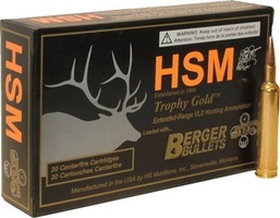 HSM 30-06 210GR Berger  20 Rounds