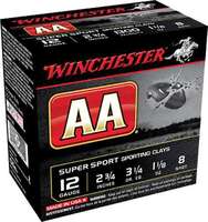 Winchester 12 ga aa 2.75 8 Shot 25 Rounds