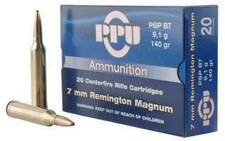 PPU 7mm 140 grain  20 rounds