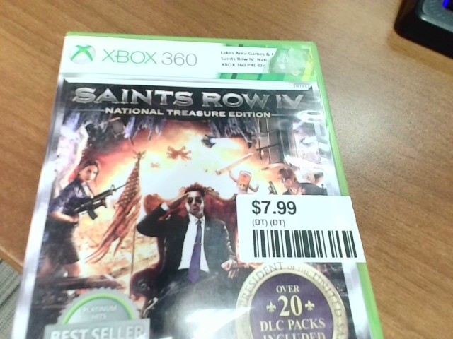 Saints Row IV National Treasure Edition - Xbox 360