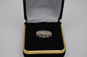  14kt Yellow Gold Diamond Ring!  699.00