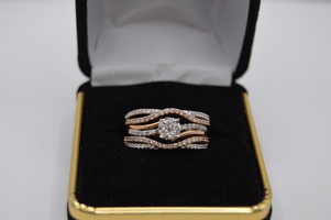 Gorgeous Rose Gold Engagement Set 10 KT, SAVE BIG!!!! $899.00 
