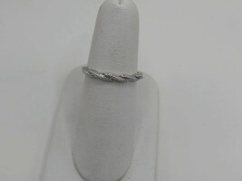 White Gold Band Ring  14kt Band