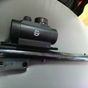 Encore .357 barrel with red dot