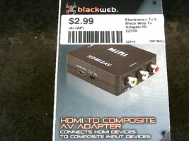 Black web tv adapter