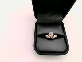 14kt white Gold Irish Claddagh Ring.  Only 399.99!!! A must see in person.