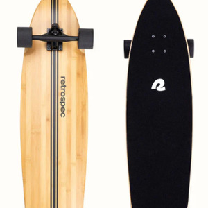 Retrospec Zed Black Pipeline Longboard NEW