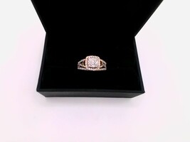  Beautiful 10kt White & Rose Gold Diamond Ring!!!  Only 888.00!!!