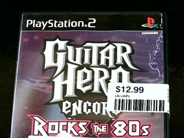 PS2 Guitar Hero Rocks 80s