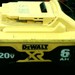Dewalt Battery 20V 6ah