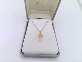 10kt Black hills Gold Cross Pendant Necklace.  Only $99.99