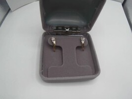 Female Yellow Gold Diamond Earrings 14k