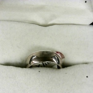 sterling silver band  size 5
