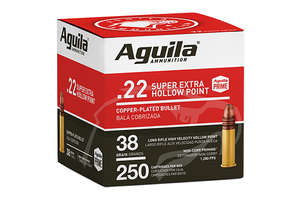 Aguila 38Gr HP 250rd Box 1B221103 22LR Hollow