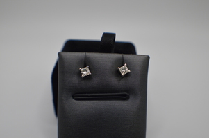  14kt White Gold Stud Diamond Earrings!!  Only 599.00!!!  